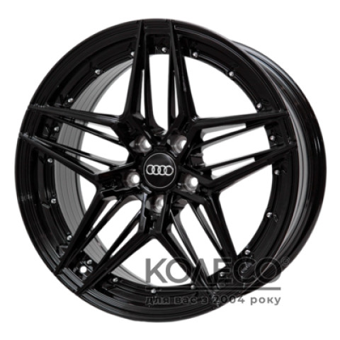 Replica Audi XF07 W8 R18 PCD5x112 ET35 DIA66.6 Black