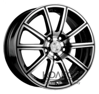 Диски Racing Wheels H-423 W7 R16 PCD4x108 ET40 DIA67.1 BKFP