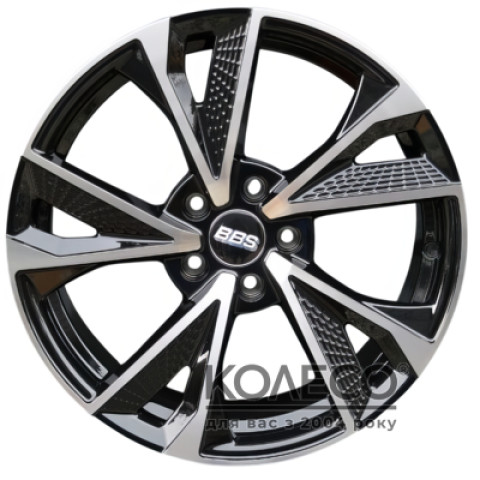 Koko FF532 W8.5 R19 PCD5x112 ET35 DIA66.5 Black