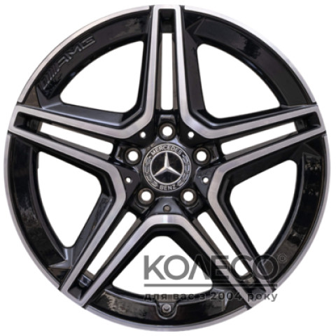 Mercedes OEM A1184010200 W8 R18 PCD5x112 ET49 DIA66.6 BKF