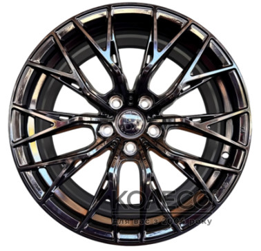 Koko FF592 W8 R18 PCD5x112 ET38 DIA66.5 Black