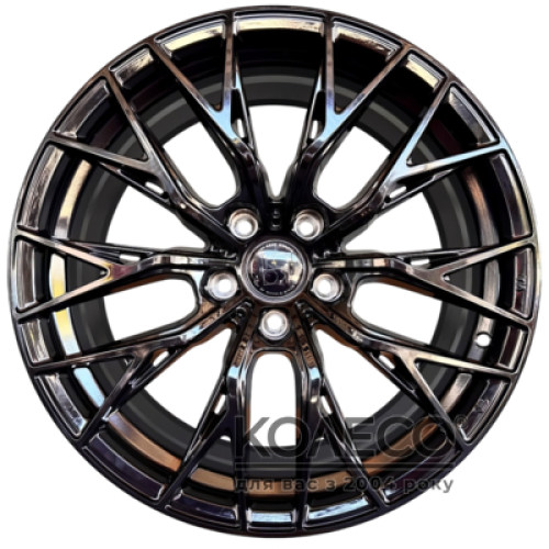Koko FF592 W8 R18 PCD5x112 ET38 DIA66.5 Black