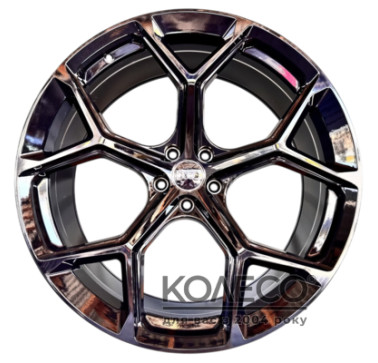 Flow Forming FBX112-22 W10 R22 PCD5x112 ET20 DIA66.5 Black