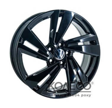 Replica Volkswagen GT 3S1282 W7 R18 PCD5x112 ET45 DIA57.1 Black