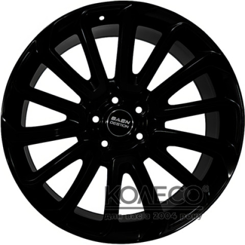Replica 701F W9.5 R21 PCD5x120 ET49 DIA72.6 Black