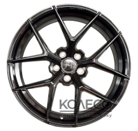 Диски Koko FF595 W8 R18 PCD5x108 ET38 DIA73.1 Black