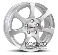 Диски Autec Zenit W7.5 R17 PCD5x108 ET53 DIA70 brilliant silver