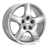 Диски Rial Oslo W7.5 R17 PCD5x130 ET53 DIA71.6 polar silver
