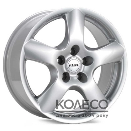 Rial Oslo W7.5 R17 PCD5x130 ET53 DIA71.6 polar silver