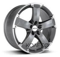 Диски Ronal R47 W8 R17 PCD5x118 ET45 DIA71 titanium rim lip diamond cut