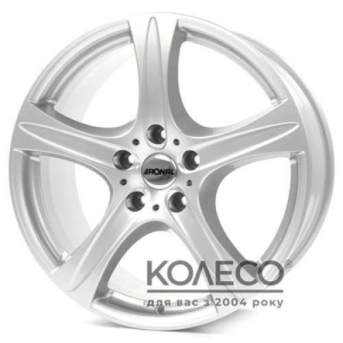 Ronal R55 W9.5 R20 PCD5x120 ET50 DIA72.6 crystal silver