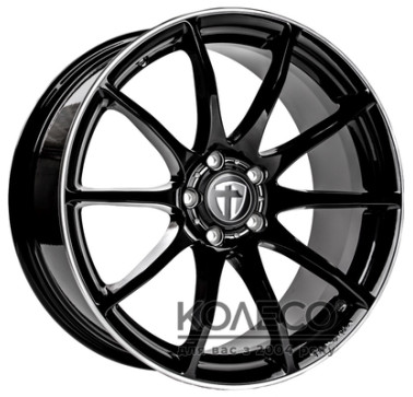 Tomason TN1 W8.5 R18 PCD5x112 ET30 DIA72.6 gloss black rim polished