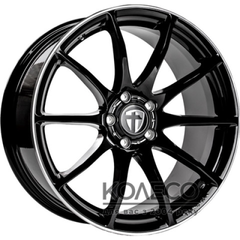 Tomason TN1 W8.5 R18 PCD5x112 ET30 DIA72.6 gloss black rim polished