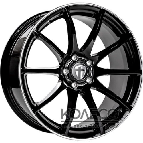 Tomason TN1 W8.5 R19 PCD5x112 ET30 DIA72.6 gloss black rim polished