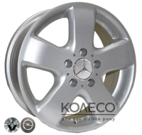 TRW Z343 W6.5 R16 PCD5x120 ET45 DIA65.1 silver