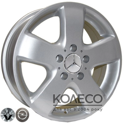 TRW Z343 W6.5 R16 PCD5x120 ET45 DIA65.1 silver