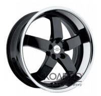 Диски TSW Monarch W9.5 R20 PCD5x120 ET32 DIA72.6 black polished lip
