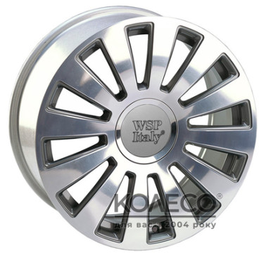 WSP Italy Audi (W535) A8 Ramses W8 R20 PCD5x100/112 ET45 DIA57.1 anthracite polished