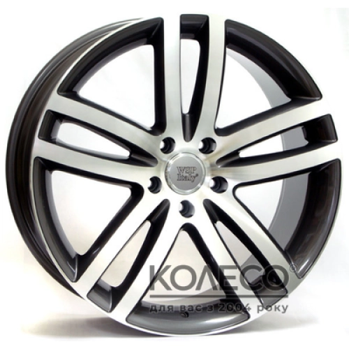 WSP Italy Audi (W551) Q7 Wien W10 R22 PCD5x130 ET55 DIA71.6 anthracite polished