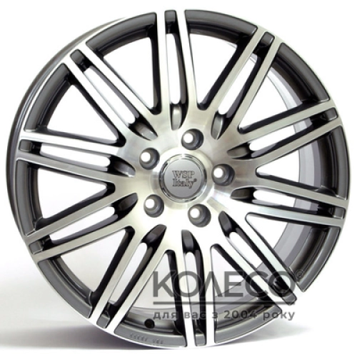 WSP Italy Audi (W555) Q7 Alabama W10 R21 PCD5x130 ET44 DIA71.6 anthracite polished