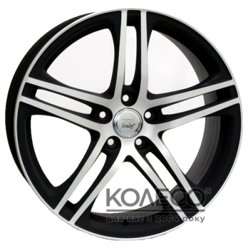 WSP Italy Audi (W556) Paul W8.5 R19 PCD5x112 ET45 DIA57.1 dull black polished