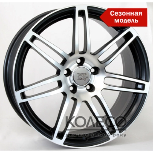 WSP Italy Audi (W557) S8 Cosma Two W8.5 R19 PCD5x112 ET45 DIA57.1 black polished