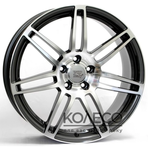WSP Italy Audi (W557) S8 Cosma Two W7.5 R17 PCD5x112 ET30 DIA66.6 anthracite polished