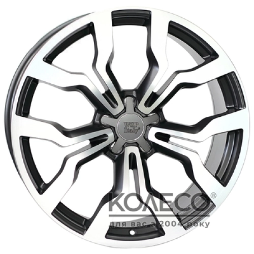 WSP Italy Audi (W565) Medea W9 R20 PCD5x112 ET38 DIA57.1 dull black polished