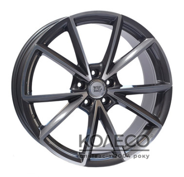 WSP Italy Audi (W569) Aiace W8 R19 PCD5x112 ET26 DIA66.6 anthracite polished