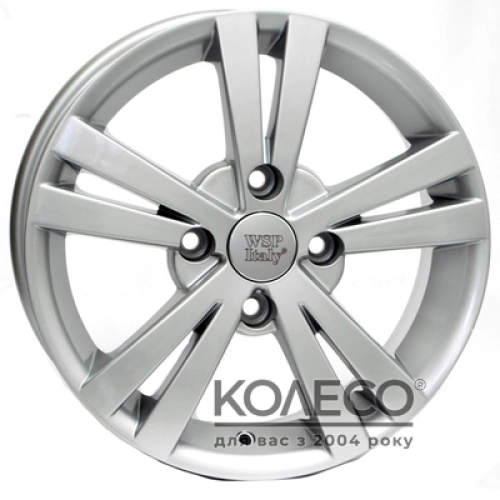 WSP Italy Chevrolet (W3602) Tristano W6 R15 PCD4x114.3 ET45 DIA56.6 silver