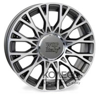Диски WSP Italy Fiat (W162) Grase W6 R15 PCD4x98 ET35 DIA58.1 anthracite polished