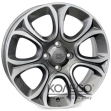 WSP Italy Fiat (W163) Evo W6 R16 PCD4x100 ET45 DIA56.6 anthracite polished