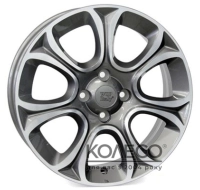 Диски WSP Italy Fiat (W163) Evo W6 R16 PCD4x100 ET45 DIA56.6 anthracite polished