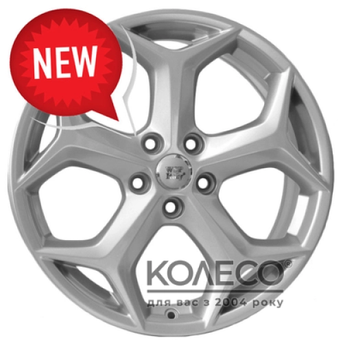 WSP Italy Ford (W957) New Delhi W7 R17 PCD5x108 ET50 DIA63.4 silver shine