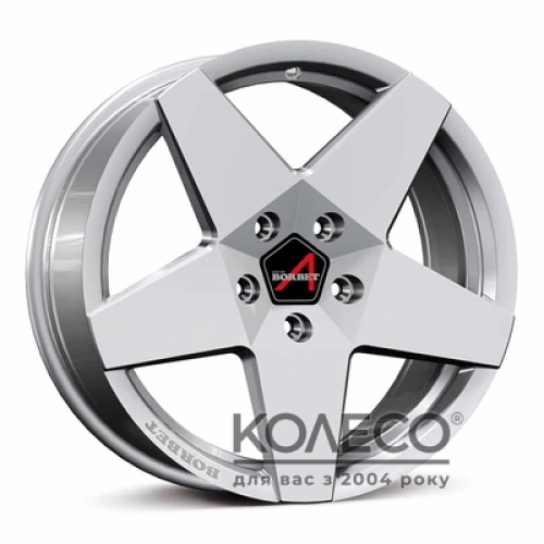Borbet A W8 R18 PCD5x114.3 ET45 DIA72.6 brilliant silver