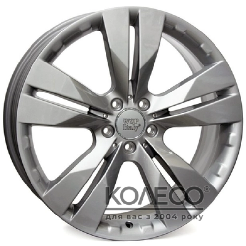 WSP Italy Mercedes (W767) Manila W9.5 R19 PCD5x112 ET56 DIA66.6 silver