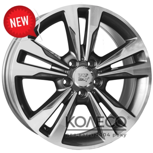 WSP Italy Mercedes (W772) Apollo W8 R17 PCD5x112 ET48 DIA66.6 anthracite polished