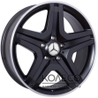 WSP Italy Mercedes (W775) Miyagi W9.5 R20 PCD5x130 ET50 DIA84.1 dull black full polished