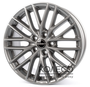 Borbet BS5 W8 R18 PCD5x114.3 ET40 DIA72.6 metallic grey