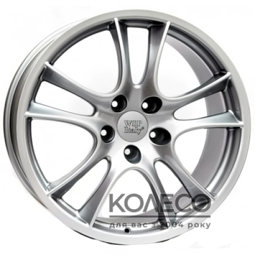 WSP Italy Porsche (W1051) Tornado W9 R19 PCD5x130 ET60 DIA71.6 silver