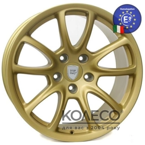 WSP Italy Porsche (W1052) Corsair W8.5 R19 PCD5x130 ET53 DIA71.6 gold
