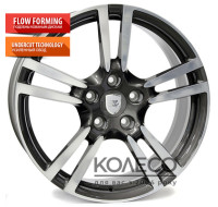 Диски WSP Italy Porsche (W1054) Saturn W11 R19 PCD5x130 ET51 DIA71.6 anthracite polished