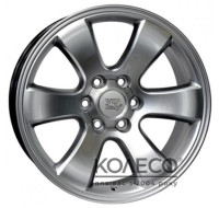WSP Italy Toyota (W1707) Yokohama Prado W7 R16 PCD6x139.7 ET10 DIA106.1 silver polished