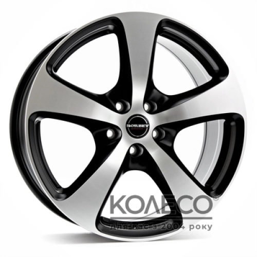 Borbet CC W8.5 R18 PCD5x112 ET50 DIA72.6 matt black polished