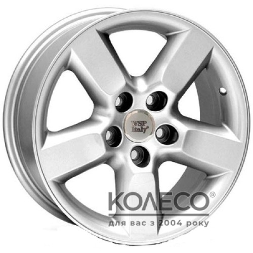 WSP Italy Toyota (W1712) Bari RAV4 W7 R16 PCD5x114.3 ET35 DIA60.1 silver