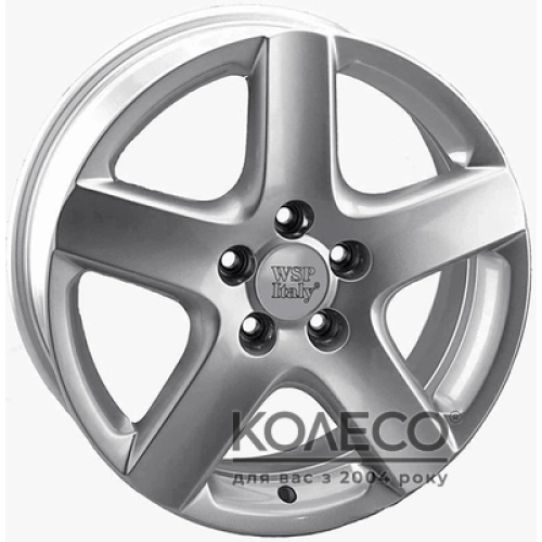 WSP Italy Volkswagen (W436) Ravello W7 R17 PCD5x100 ET42 DIA57.1 silver
