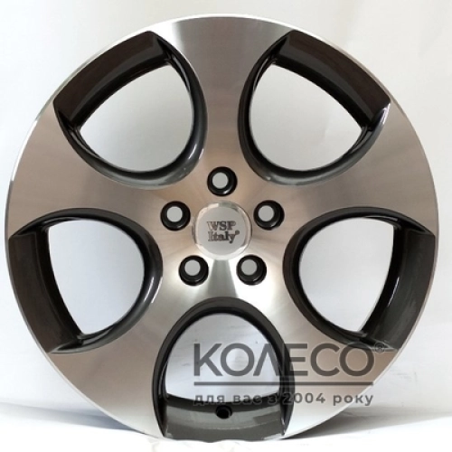 WSP Italy Volkswagen (W444) Ciprus W7.5 R18 PCD5x112 ET47 DIA57.1 anthracite polished