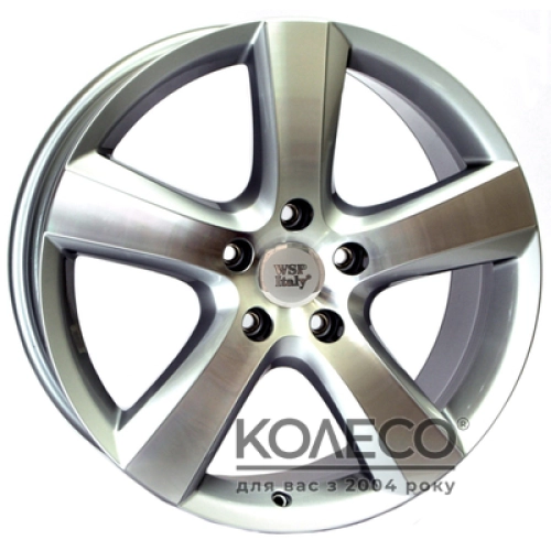 WSP Italy Volkswagen (W451) Dhaka W9 R20 PCD5x120 ET60 DIA65.1 silver polished