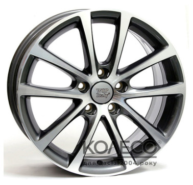 WSP Italy Volkswagen (W454) Eos Riace W8 R18 PCD5x112 ET44 DIA57.1 anthracite polished