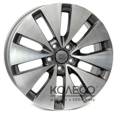 WSP Italy Volkswagen (W461) Ermes W6.5 R16 PCD5x112 ET42 DIA57.1 anthracite polished